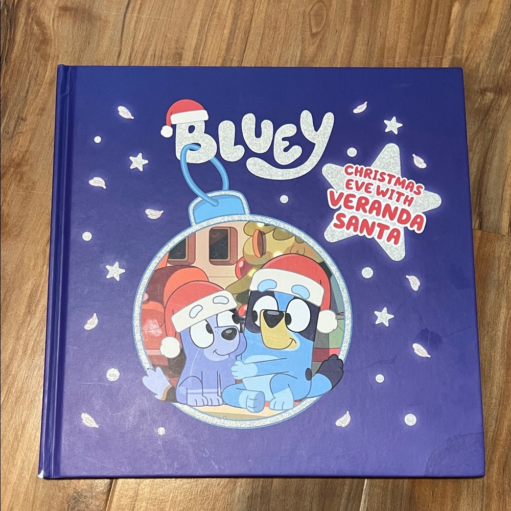 Bluey Christmas Eve with Veranda Santa Book